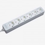 Netzkabel mit 6-fach-Steckdose 